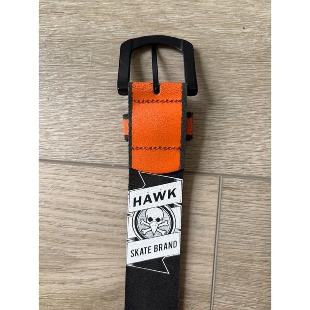 Vtg Tony Hawk 90s Y2K Skater Streetwear Adj 40” Logo Men’s belt